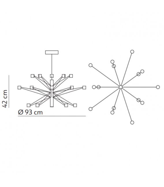 Pakabinamas LED šviestuvas KDLN - POLAR 93 - Image 4