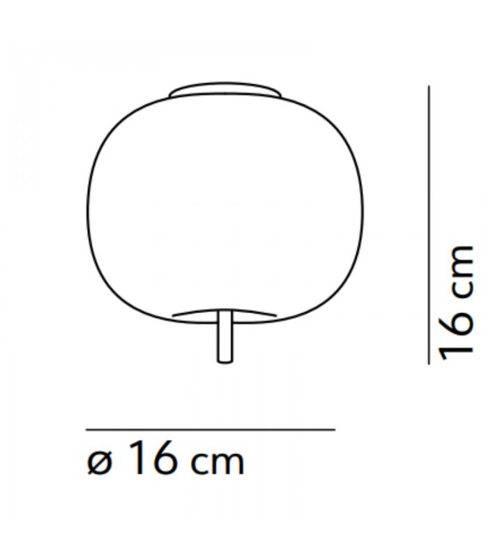 Lubinis šviestuvas KDLN - KUSHI CEILING 16 - Image 2