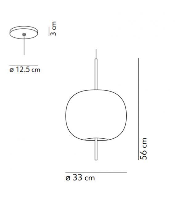 Pakabinamas šviestuvas KDLN - KUSHI SUSPENSION 33 - Image 3