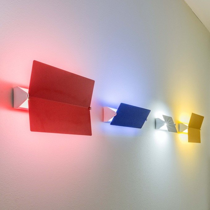 Sieninis LED šviestuvas - NEMO APPLIQUE À VOLET PIVOTANT PLIÉ