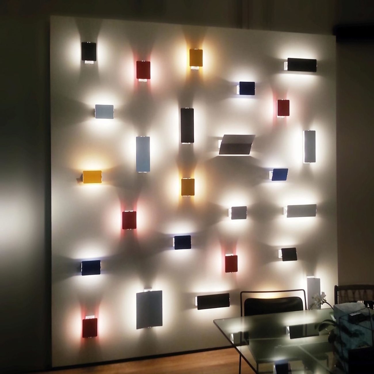 Sieninis LED šviestuvas - NEMO APPLIQUE À VOLET PIVOTANT DOUBLE