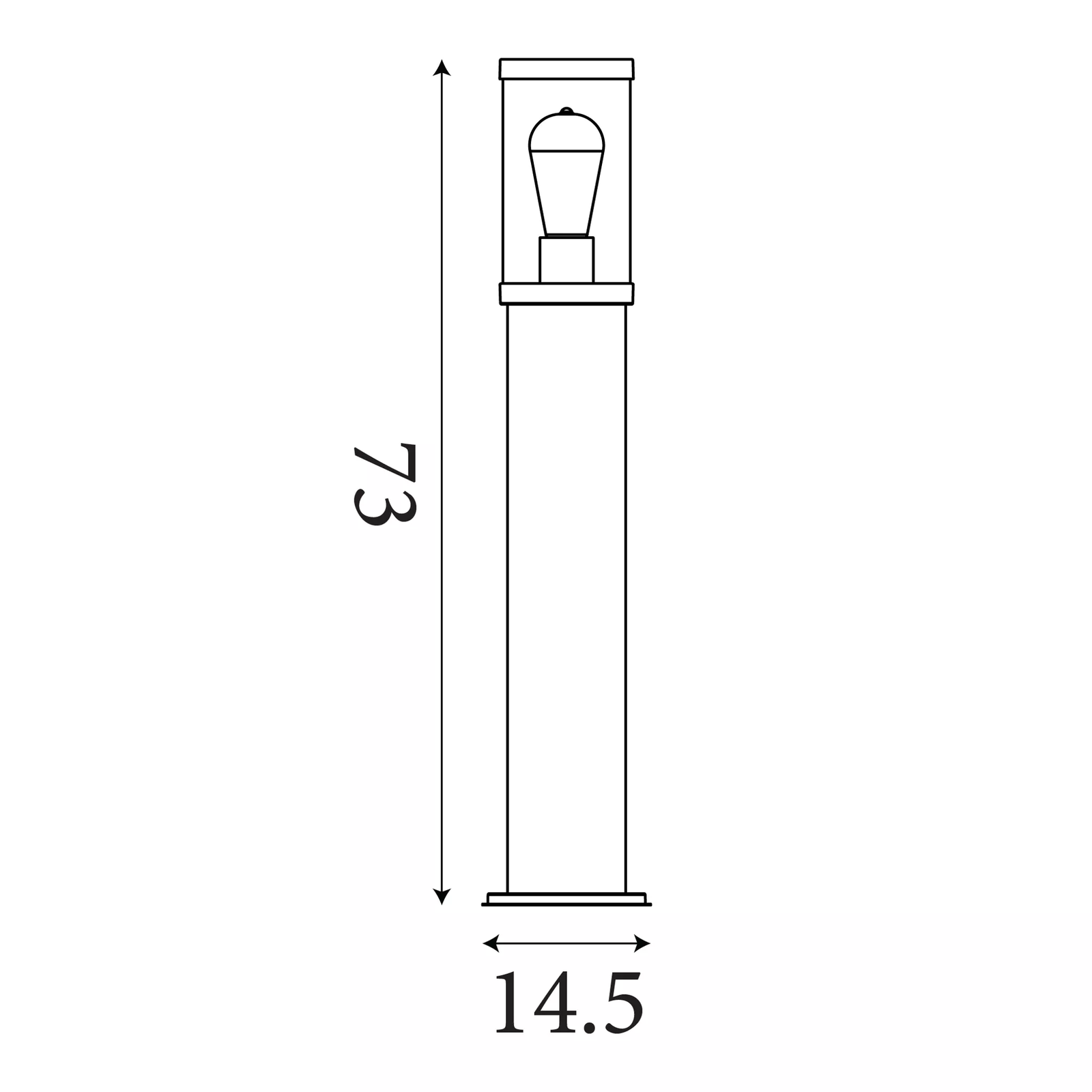 Lauko šviestuvas SEARCHLIGHT - BAKERLOO 73 - Image 2