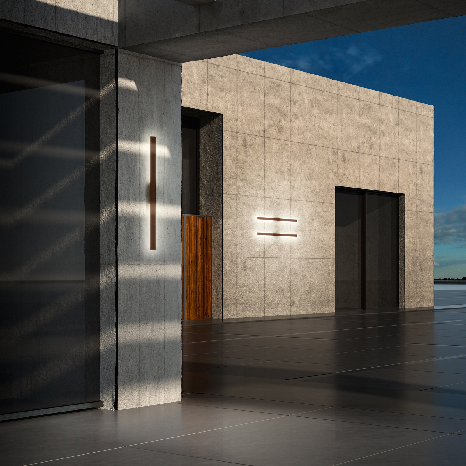 Sieninis LED lauko šviestuvas IDEAL LUX - LINEA D104 - Image 6