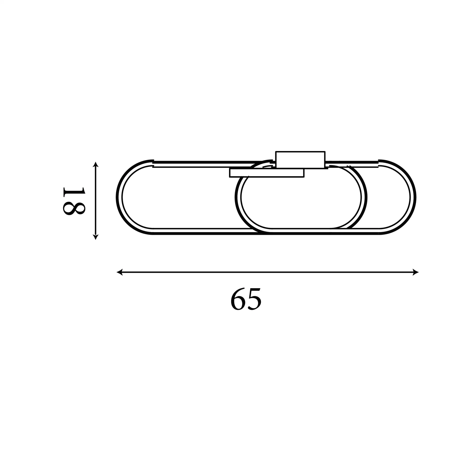 Lubinis LED šviestuvas SEARCHLIGHT - CLIP FLUSH - Image 2