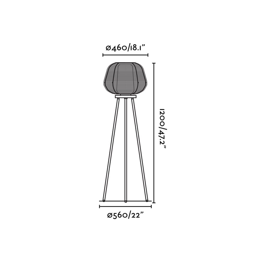 Pastatomas lauko šviestuvas FARO - NARA
